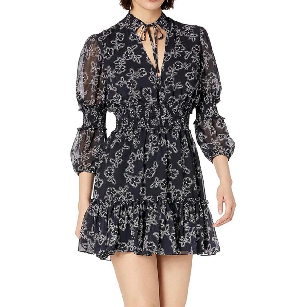 Black and white floral likely